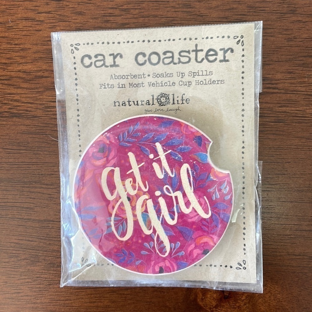 car coaster / get it girl - Picture 1 of 2